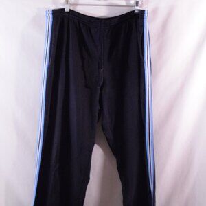 24 Hour Fitness Mens Size XL Blue & Lite Blue Athletic Training Track Gym Pants